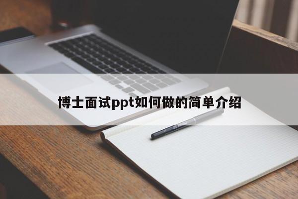 博士面试ppt如何做的简单介绍