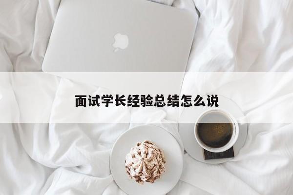 面试学长经验总结怎么说